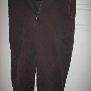 Savane Tailored-2-U Hidden Elastic Straight Fit Pants Men's 36 x 29 Black